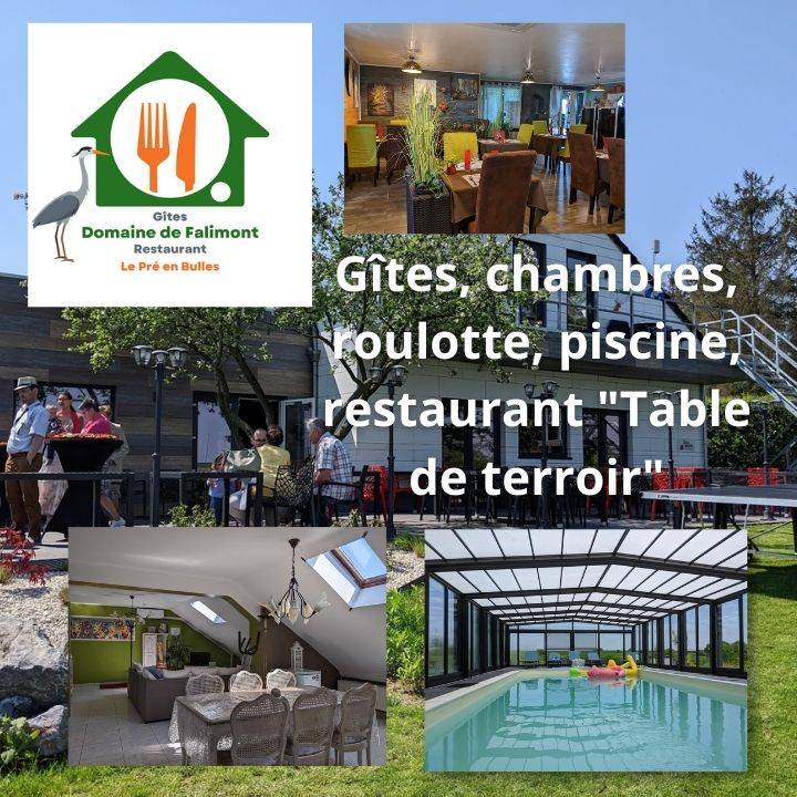 Domaine de Falimont gites et restaurant le pré en bulles merbes le château ( marketing mmbeweb)