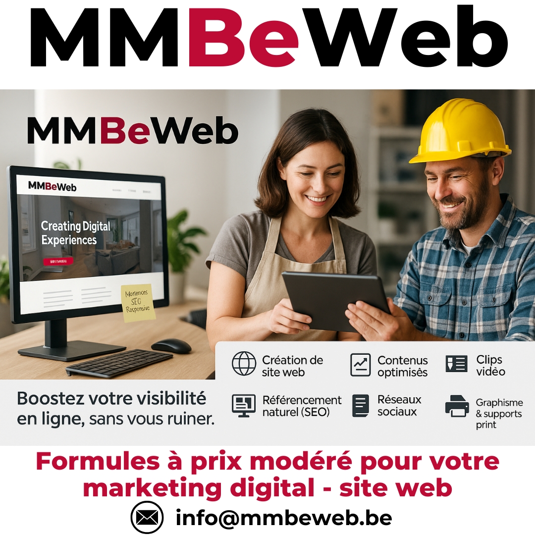 mmbeweb digital marketing creation de site web pas cher à prix accessibles pour independants PME